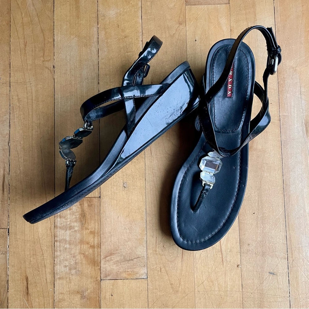 Vintage Prada Strappy Sandals